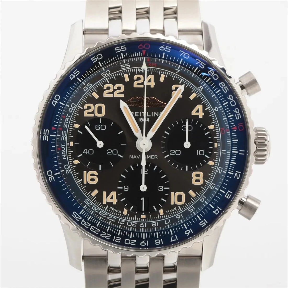 BREITLING SS GRAY CHRONOGRAPH (1 of 4)
