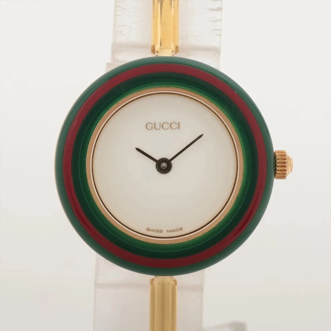 GUCCI BEZEL GP QZ WHITE (1 of 3)