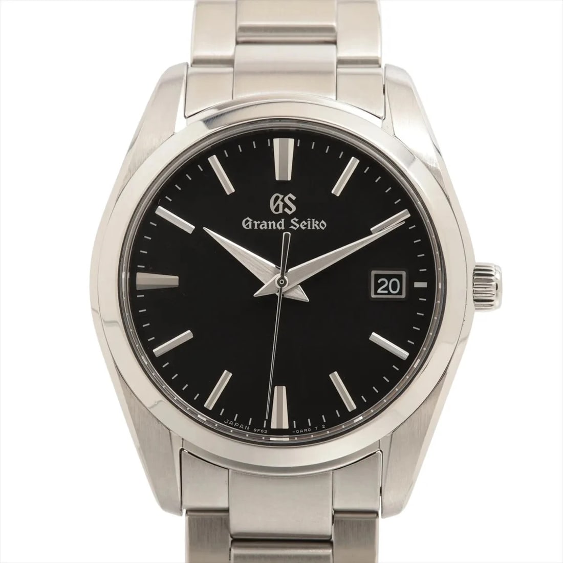 GRAND SEIKO HERITAGE COLLECTION SS QZ BLACK: Grand Seiko Heritage Collection SS QZ black Brand: Grand Seiko Type/Style: Wristwatch Material: SS Color: Dial Color Black Size: Case:W1.2 x H1.2inch / W37 x H37 Circumference of Wrist:7.1inch / 18