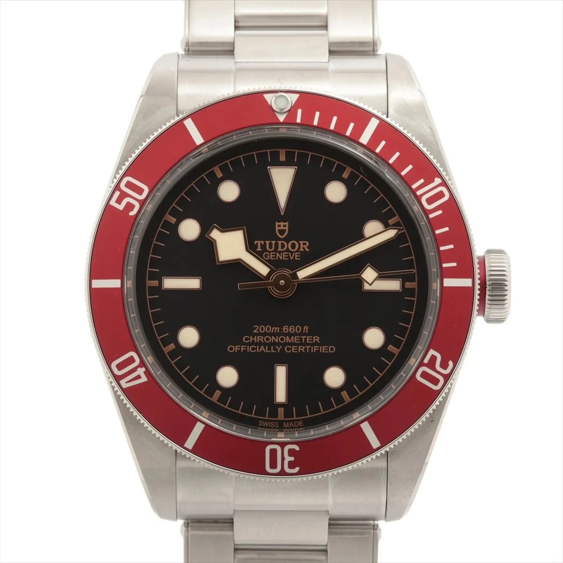 TUDOR HERITAGE BLACK SS BLACK: Tudor Heritage Black SS black Brand: Tudor Type/Style: Wristwatch Material: SS Color: Dial Color Black Size: Case:W1.6 x H1.6inch / W41 x H41 Circumference of Wrist:7.9inch / 20 Accessories: None