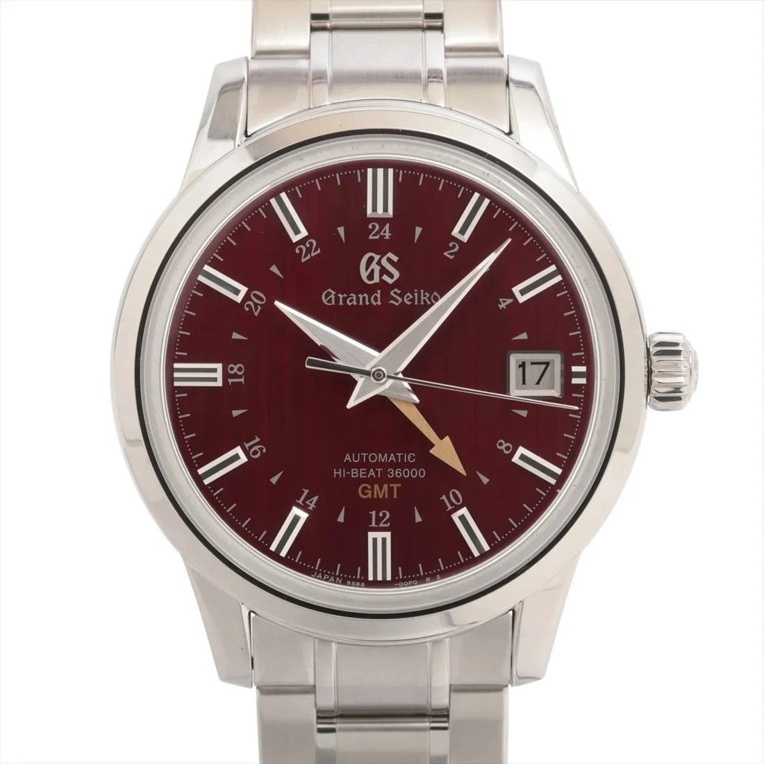 GRAND SEIKO ELEGANCE COLLECTION MECHANICAL: Grand Seiko Elegance Collection Mechanical Brand: Grand Seiko Type/Style: Wristwatch Material: SS Color: Dial Color Red Size: Case:W1.2 x H1.6inch / W39.5 x H46.9 Circumference of Wrist:7.1inch / 18