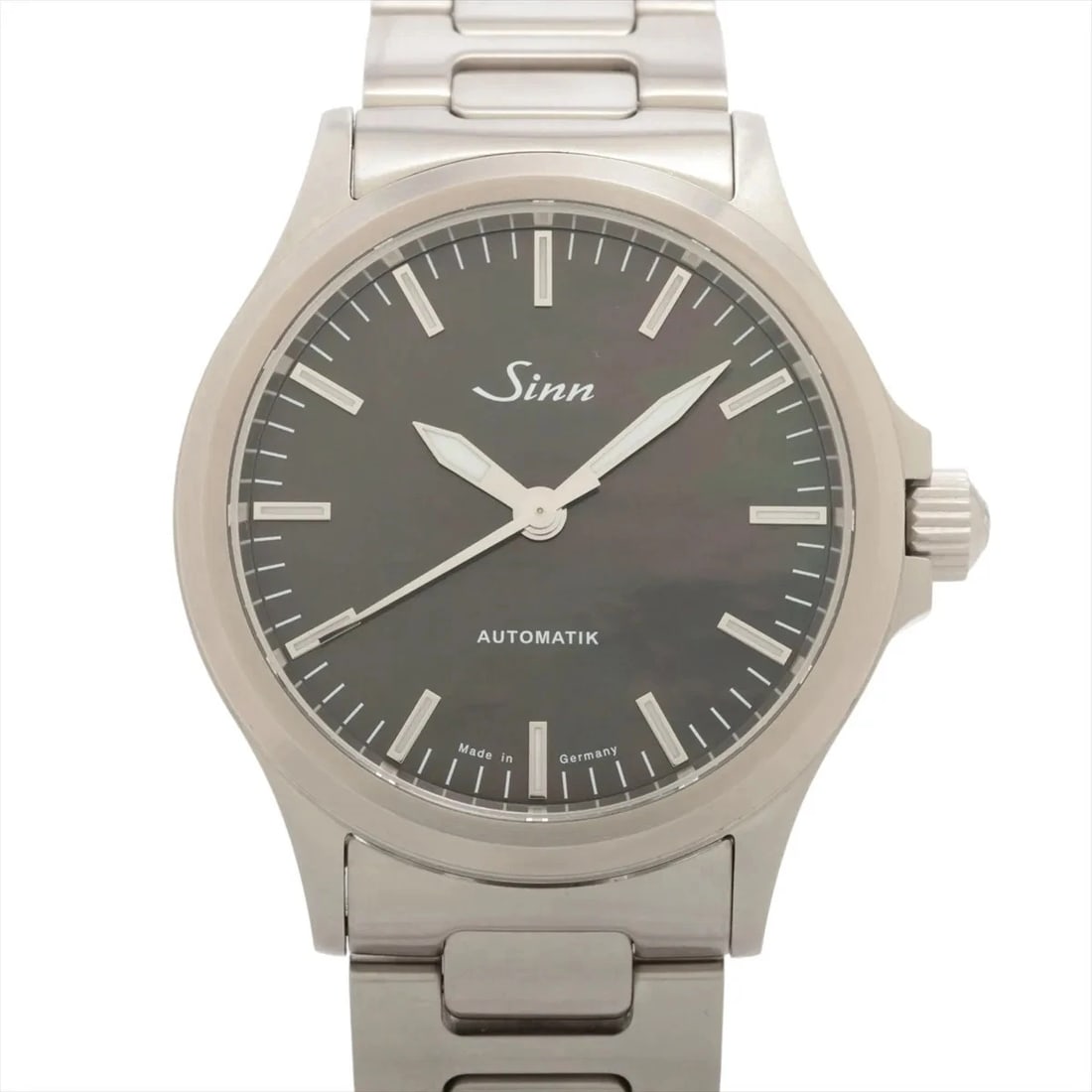 SINN SS BLACK-SHELL: SINN SS Black-Shell Brand: SINN Type/Style: Wristwatch Material: SS Color: Dial Color Black shell Size: Case:W1.2 x H1.2inch / W38 x H38 Circumference of Wrist:6.7inch / 17 Accessories: None