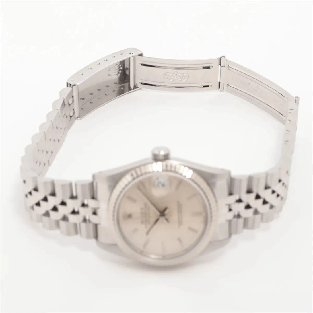 ROLEX DATEJUST SS?WG SILVER - 4
