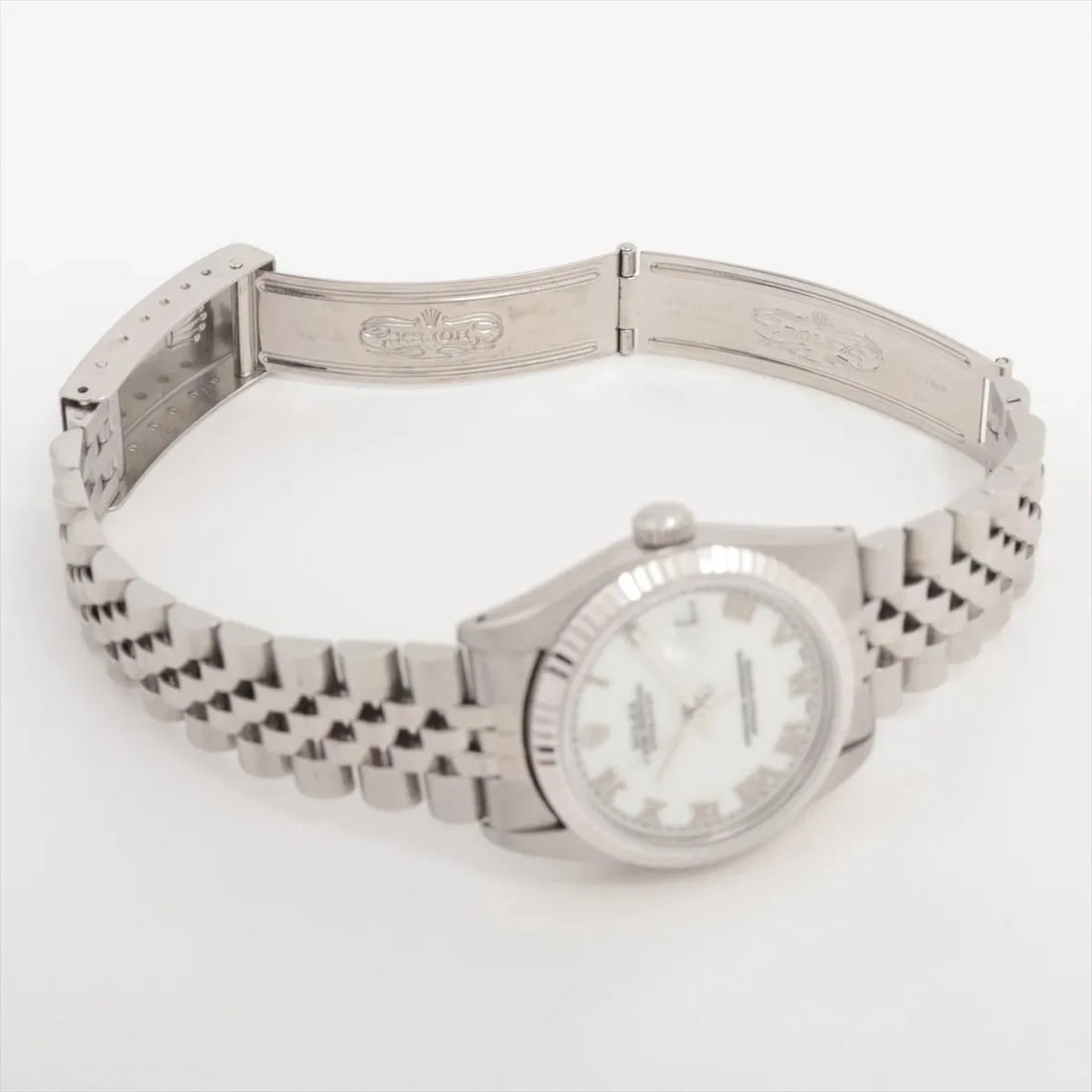 ROLEX DATEJUST SS?WG WHITE - 4