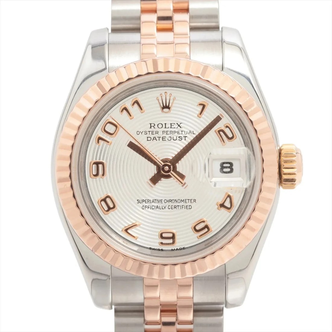ROLEX DATEJUST PG?SS SILVER: Rolex Datejust PG?SS Silver Brand: Rolex Type/Style: Wristwatch Material: PG?SS Color: Dial Color silver concentric Size: Case:W0.8 x H0.8inch / W26 x H26 Circumference of Wrist:6.1inch / 15.5 Acc