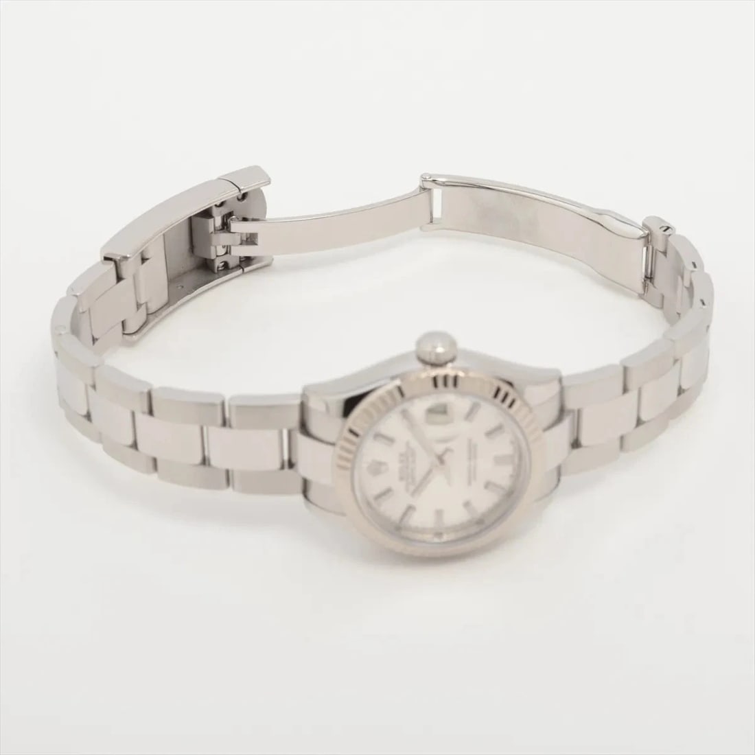 ROLEX DATEJUST SS?WG SILVER - 4