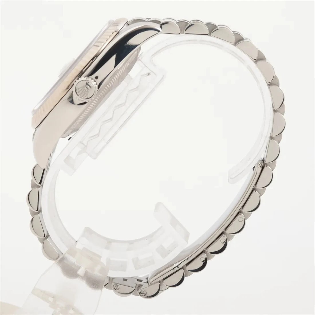 ROLEX DATEJUST SS?WG BLACK ENGRAVED COMPUTER - 2