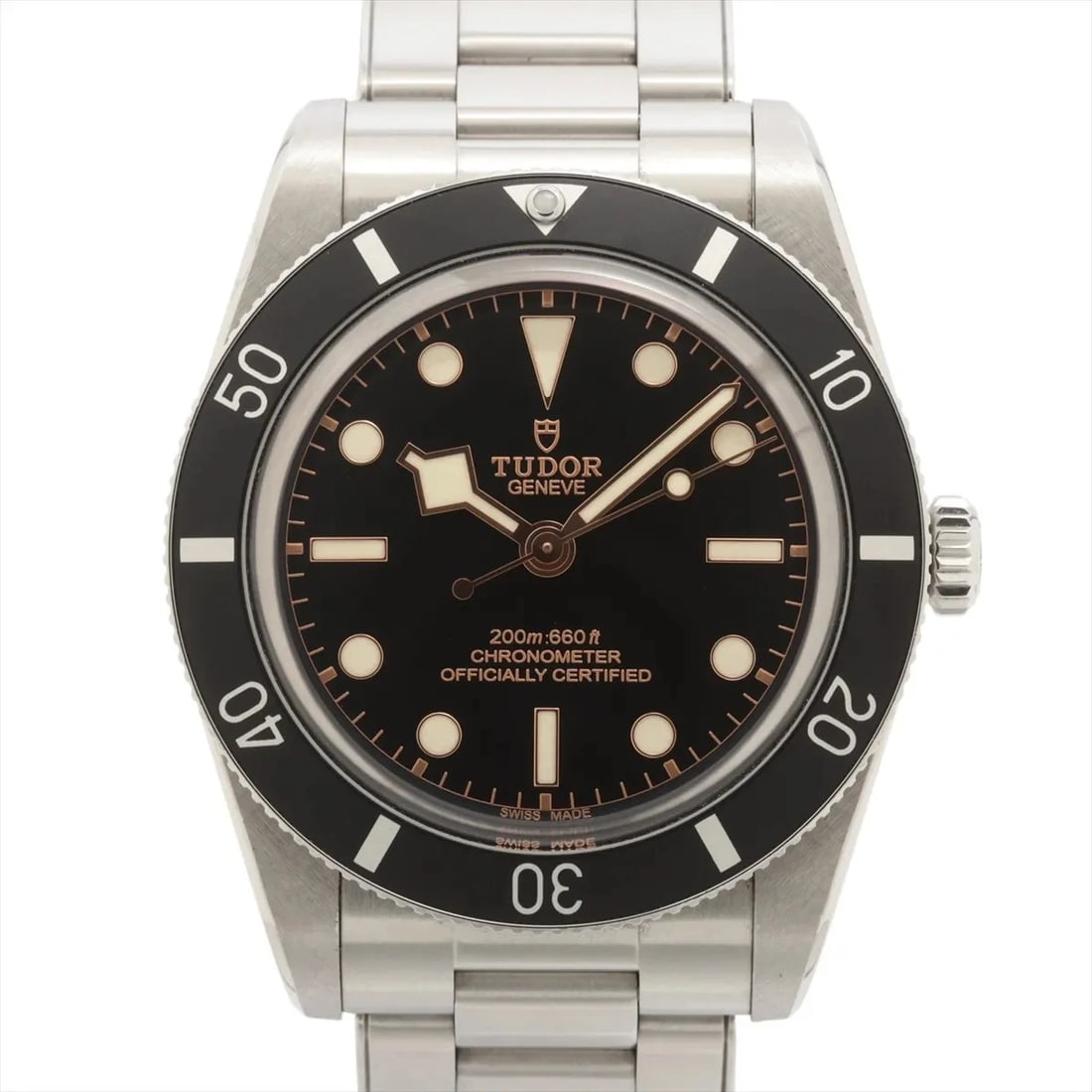 TUDOR BLACK SS BLACK: Tudor Black SS black Brand: Tudor Type/Style: Wristwatch Material: SS Color: Dial Color Black Size: Case:W1.2 x H1.2inch / W37 x H37 Circumference of Wrist:5.5inch / 14 Accessories: None Accessories