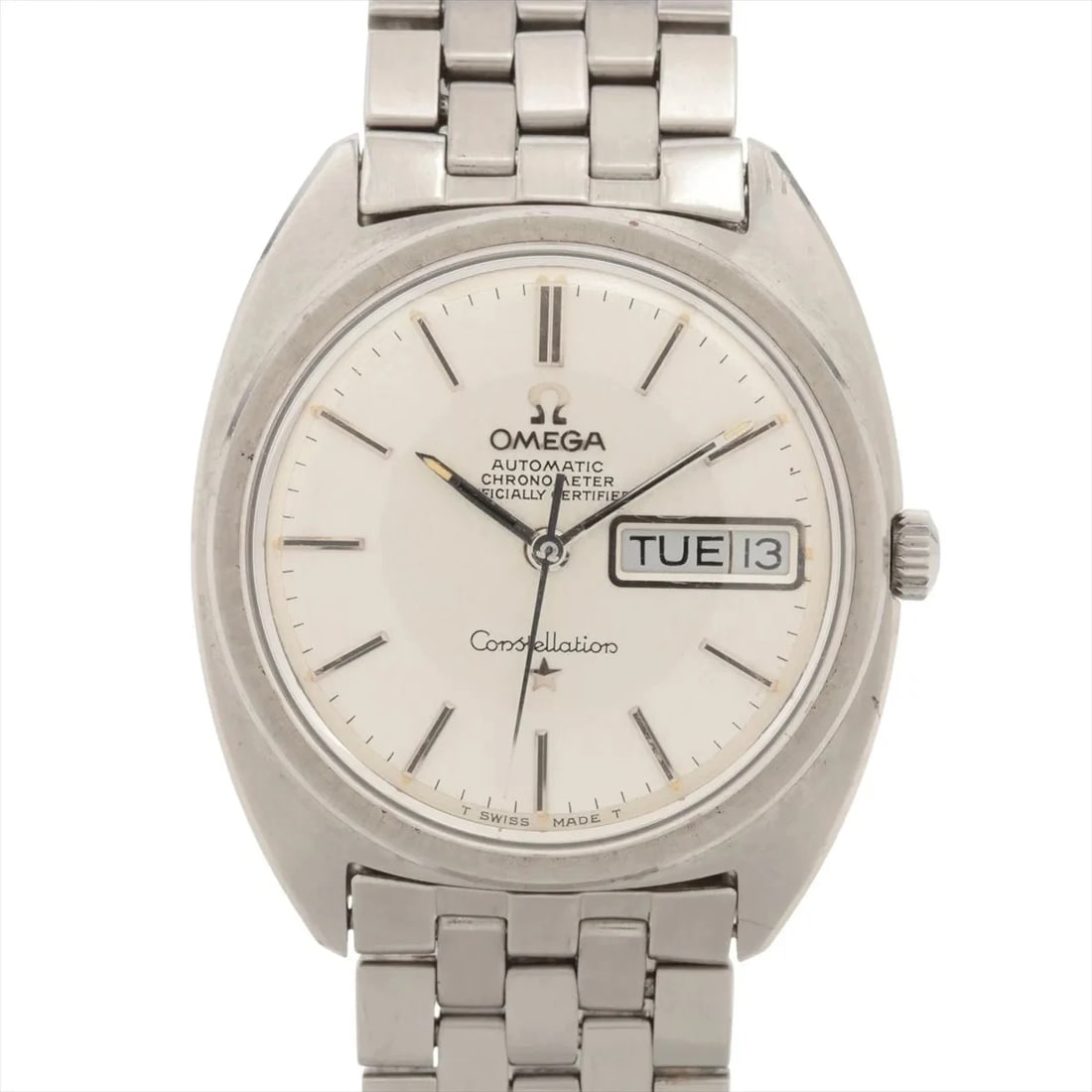 OMEGA CONSTELLATION CHRONOMETER SS SILVER (1 of 3)