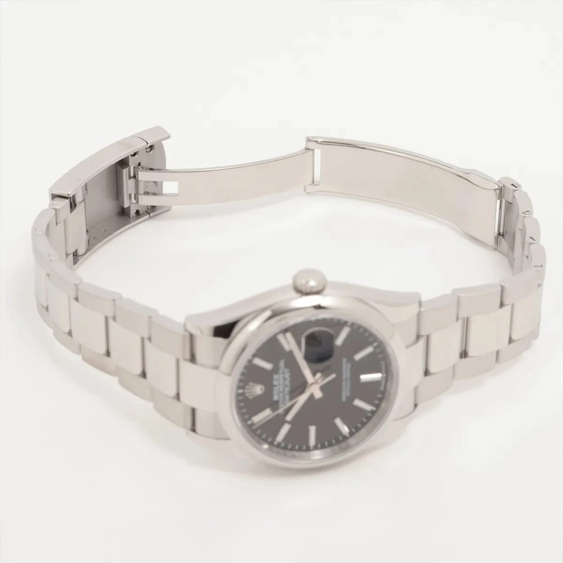 ROLEX DATEJUST SS BLACK - 4
