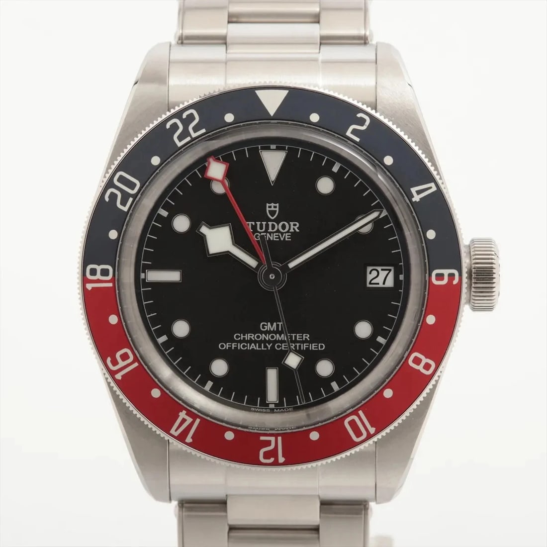 TUDOR BLACK SS: Tudor Black SS Brand: Tudor Type/Style: Wristwatch Material: SS Color: Dial Color Black Size: Case:W1.6 x H1.6inch / W41 x H41 Circumference of Wrist:7.9inch / 20 Accessories: None Accessories