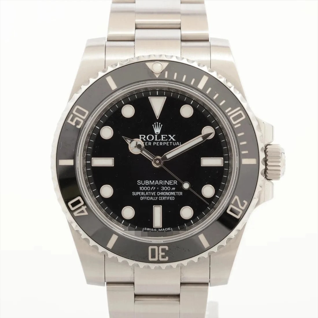 ROLEX SUBMARINER SS BLACK: Rolex Submariner SS black Brand: Rolex Type/Style: Wristwatch Material: SS Color: Dial Color Black Size: Case:W1.6 x H1.6inch / W40 x H40 Circumference of Wrist:6.9inch / 17.5 Accessories: None