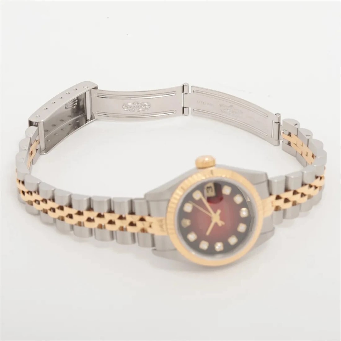 ROLEX DATEJUST SS?YG CHERRY GRADATION - 4
