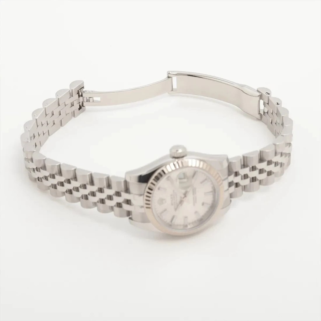 ROLEX DATEJUST SS?WG SILVER - 4
