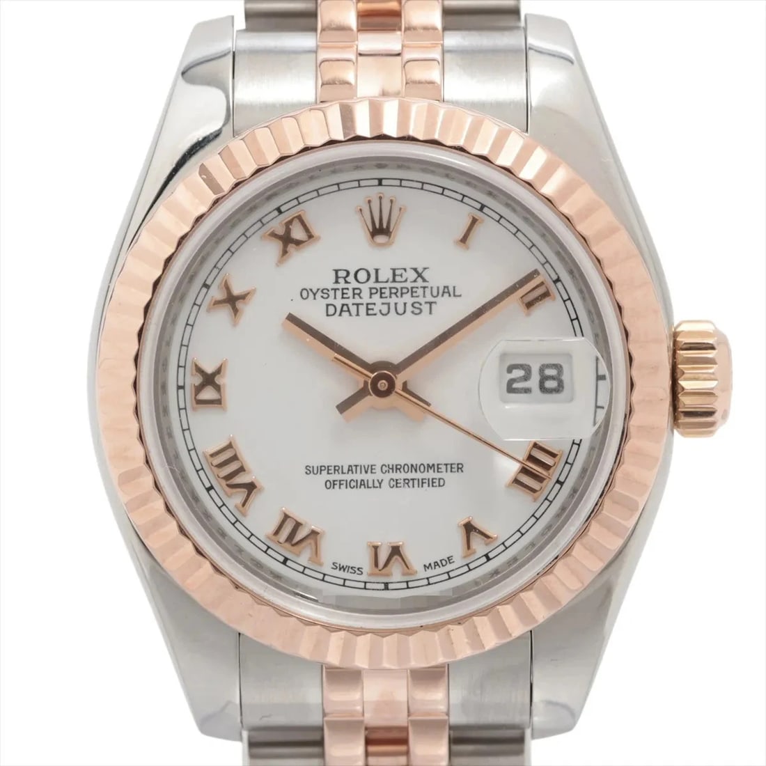 ROLEX DATEJUST PG?SS WHITE: Rolex Datejust PG?SS white Brand: Rolex Type/Style: Wristwatch Material: PG?SS Color: Dial Color White Size: Case:W0.8 x H0.8inch / W26 x H26 Circumference of Wrist:6.3inch / 16 Accessories: None
