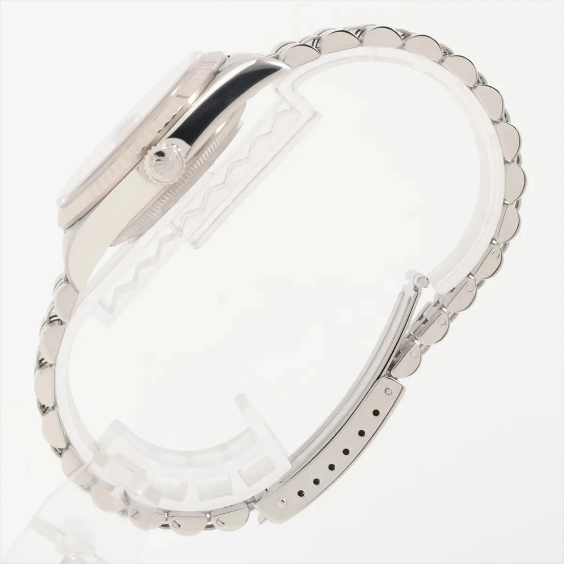 ROLEX DATEJUST SS?WG WHITE SHELL - 2