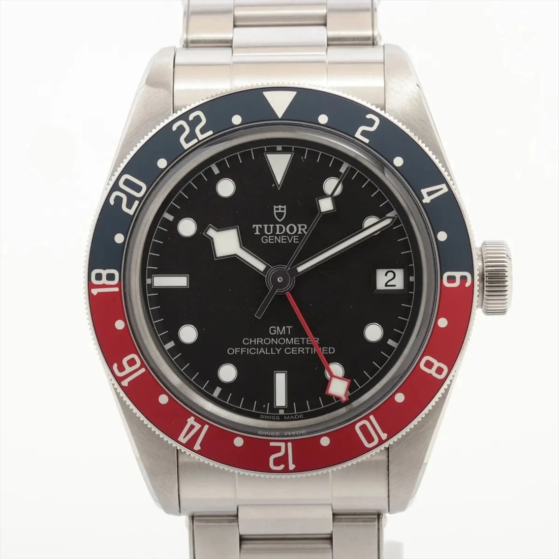 TUDOR BLACK SS: Tudor Black SS Brand: Tudor Type/Style: Wristwatch Material: SS Color: Dial Color Black Size: Case:W1.6 x H1.6inch / W41 x H41 Circumference of Wrist:6.9inch / 17.5 Accessories: None Accessories