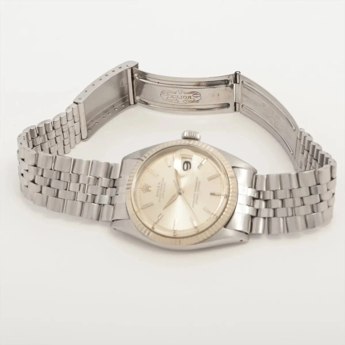 ROLEX DATEJUST SS?WG SILVER - 4