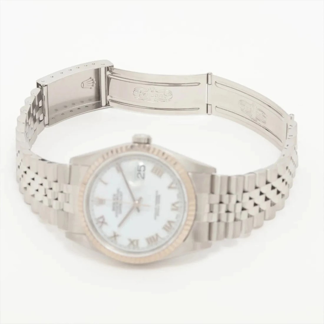 ROLEX DATEJUST SS?WG WHITE - 4