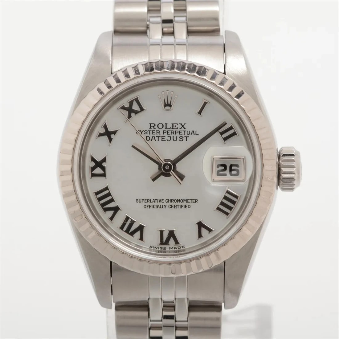 ROLEX DATEJUST SS?WG SHELL: Rolex Datejust SS?WG Shell Brand: Rolex Type/Style: Wristwatch Material: SS?WG Color: Dial Color shells Size: Case:W0.8 x H0.8inch / W26 x H26 Circumference of Wrist:5.3inch / 13.5 Accessories: None