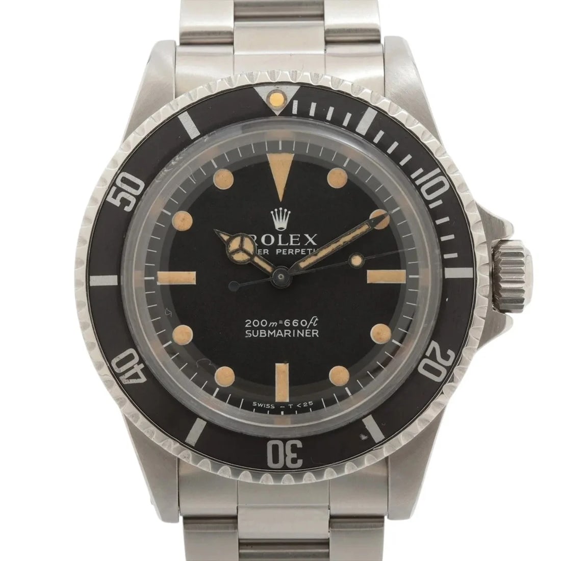 ROLEX SUBMARINER SS BLACK: Rolex Submariner SS black Brand: Rolex Type/Style: Wristwatch Material: SS Color: Dial Color Black Size: Case:W1.2 x H1.2inch / W39 x H39 Circumference of Wrist:6.9inch / 17.5 Accessories: None