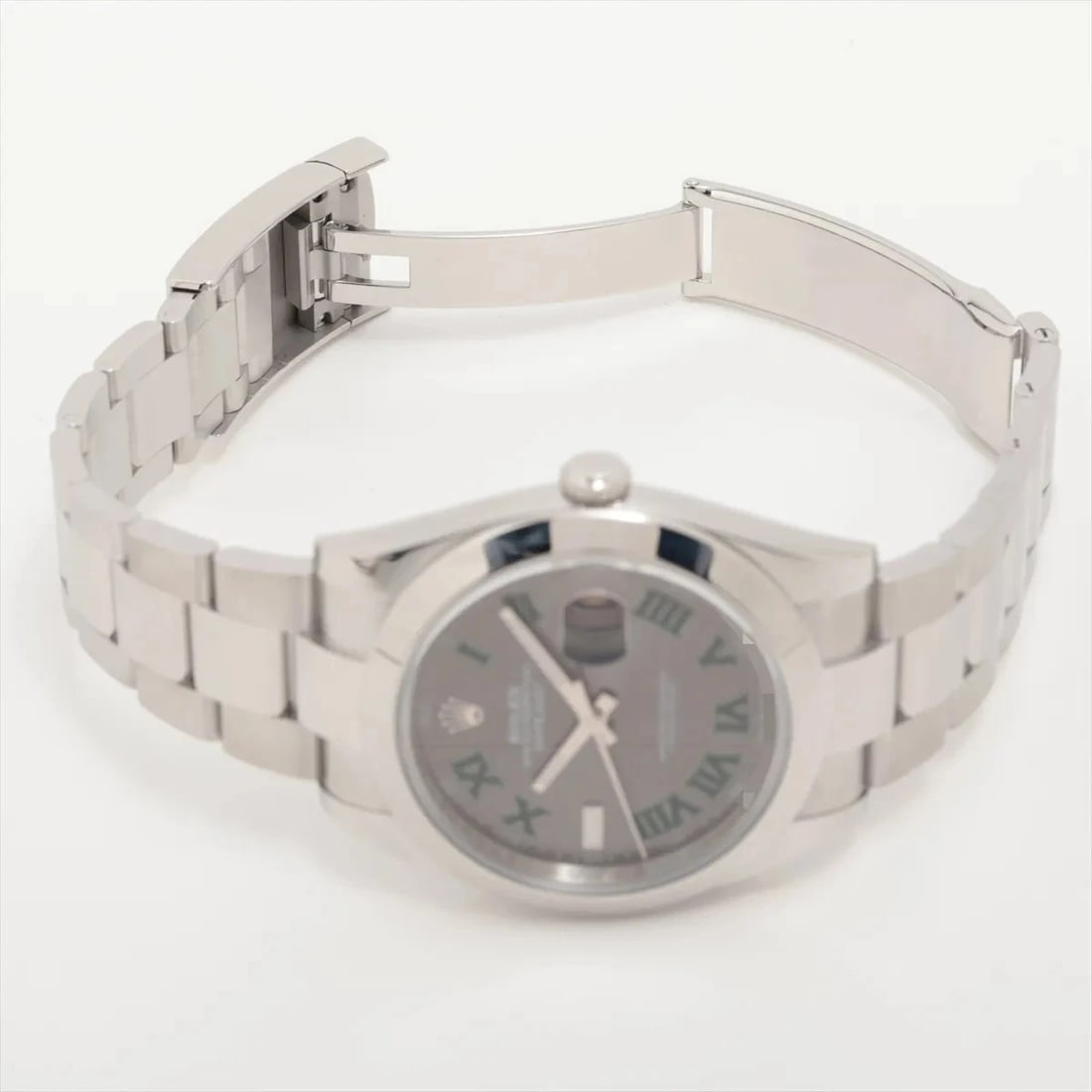 ROLEX DATEJUST SS SLATE - 4