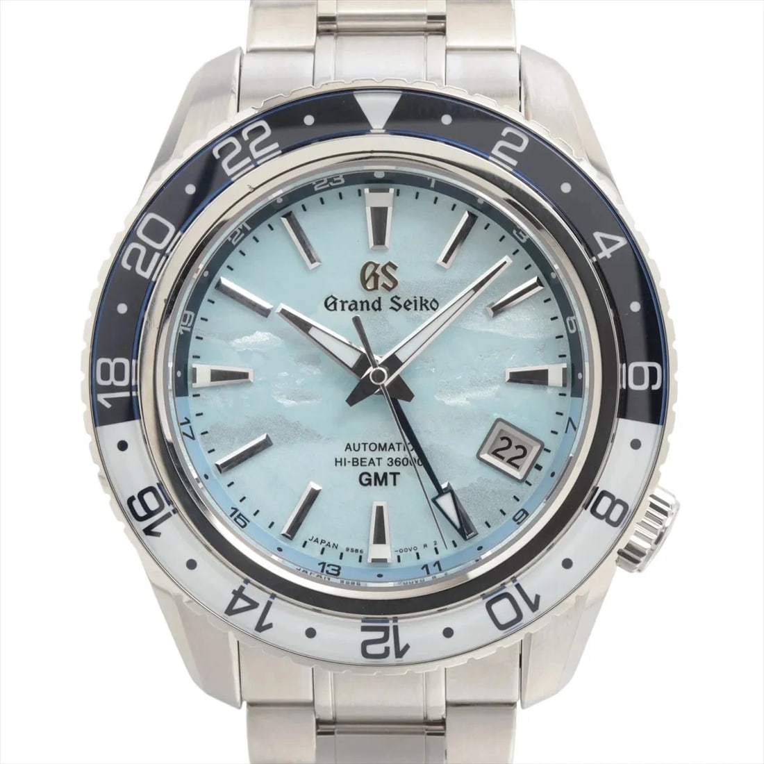 GRAND SEIKO SPORTS COLLECTION MECHANICAL CALIBER: Grand Seiko Sports collection Mechanical Caliber Brand: Grand Seiko Type/Style: Wristwatch Material: SS Color: Dial Color sky blue Size: Case:W1.6 x H2.0inch / W44.2 x H50.6 Circumference of