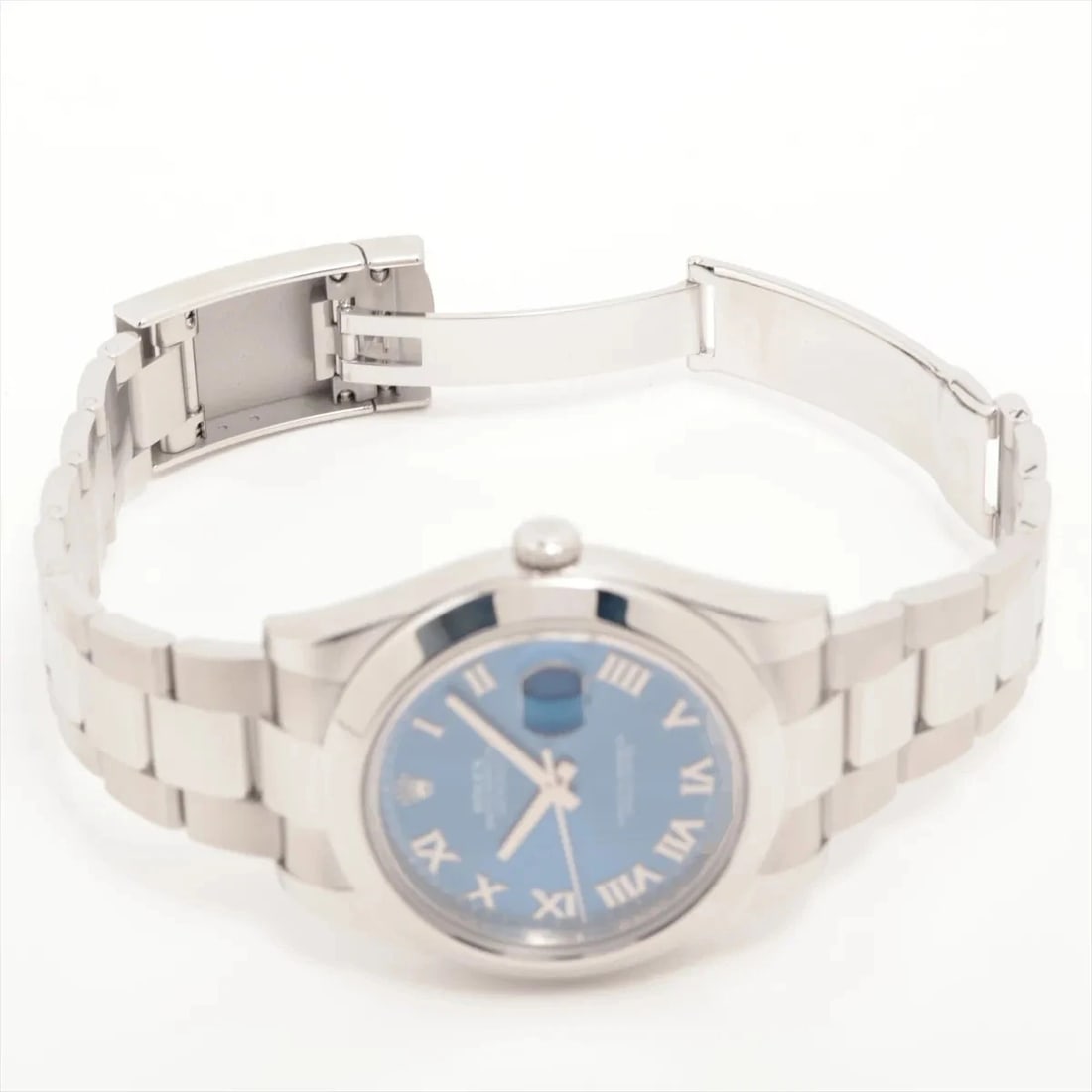 ROLEX DATEJUST SS BLUE - 4