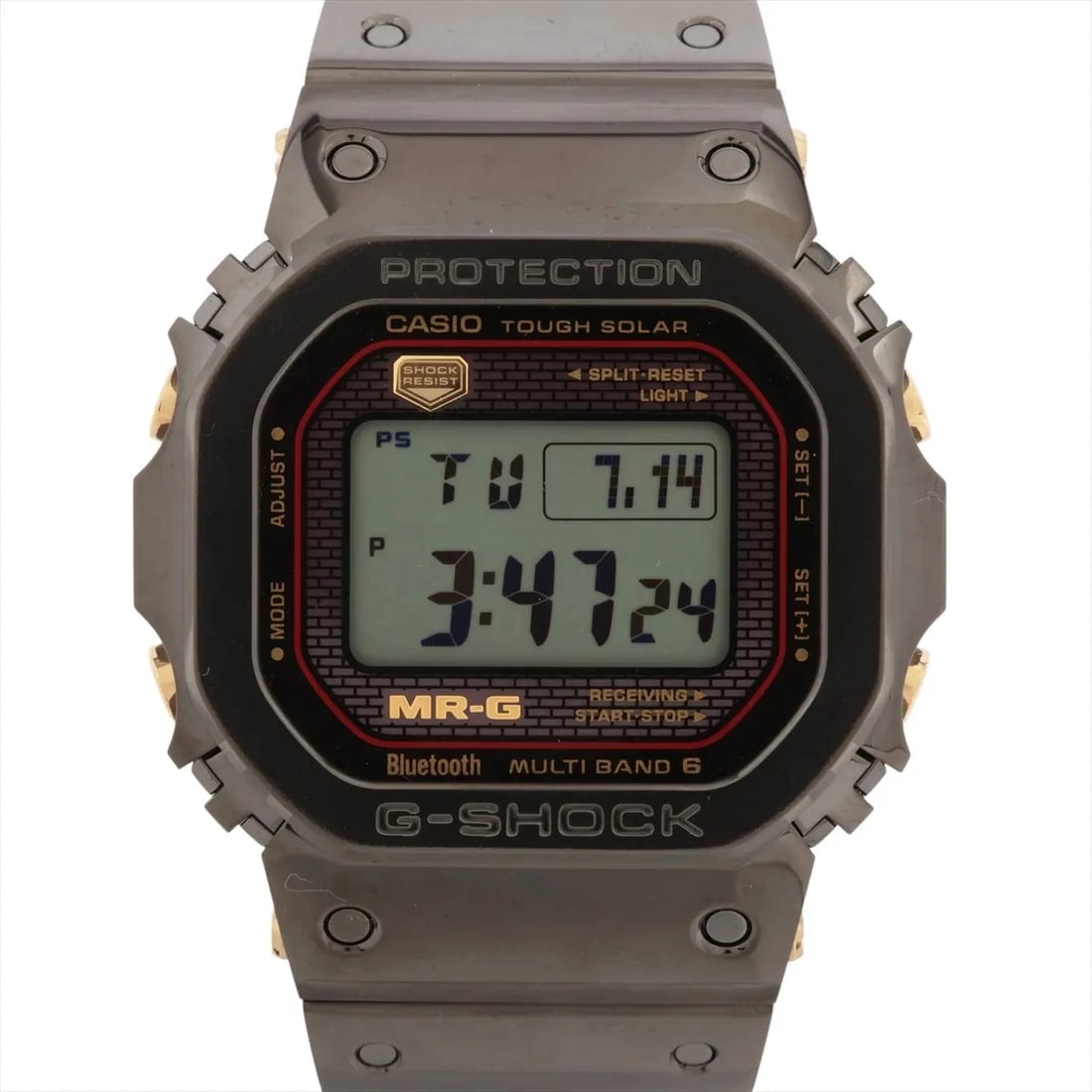 CASIO G-SHOCK TI SOLAR DIGITAL: Casio G-SHOCK TI Solar Digital Brand: Casio Type/Style: Wristwatch Material: TI Color: Dial Color Digital Size: Case:W1.6 x H1.6inch / W43 x H49 Circumference of Wrist:6.5inch / 16.5 Accessories: