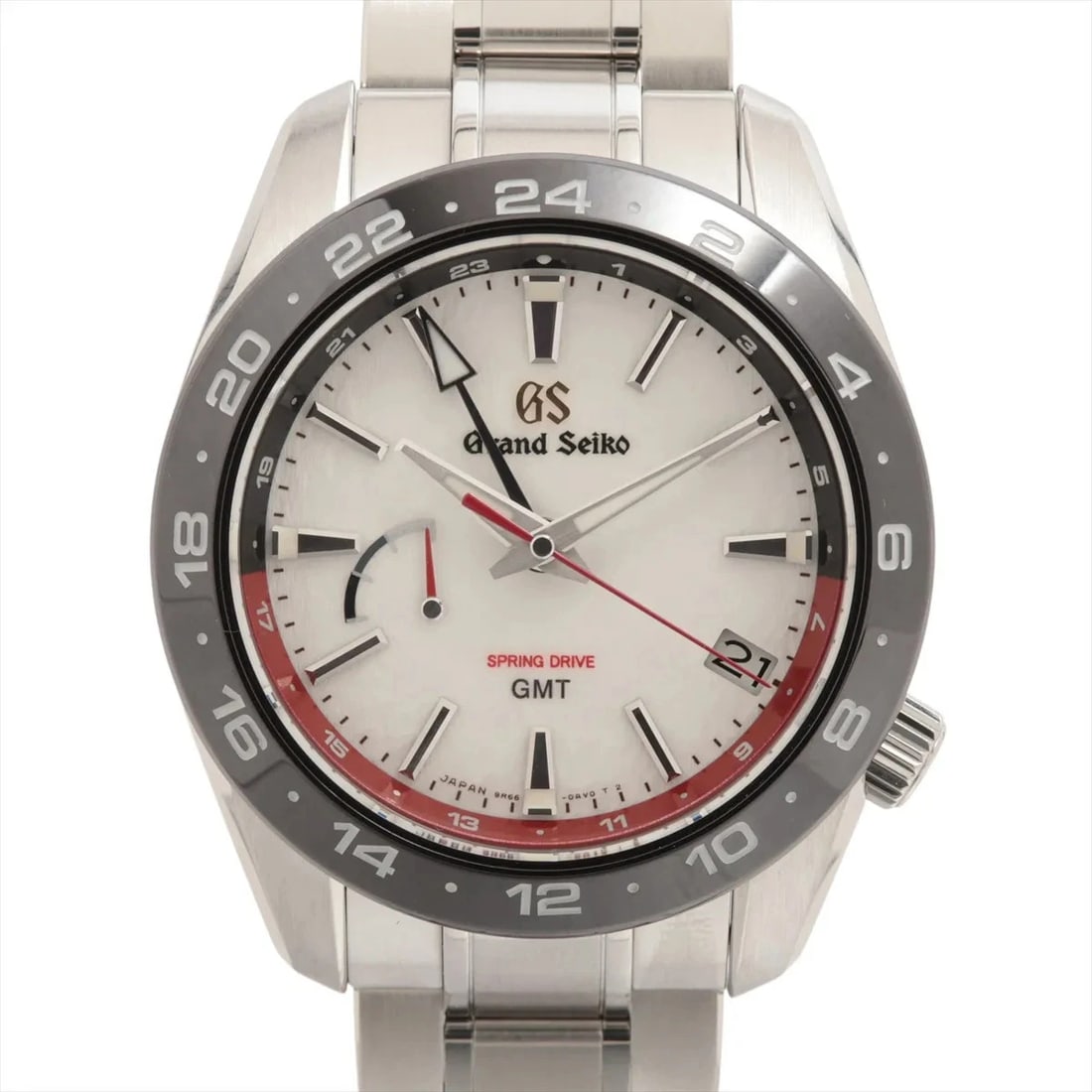 GRAND SEIKO SPORTS COLLECTION SPRING DRIVE SS: Grand Seiko Sports collection Spring Drive SS Brand: Grand Seiko Type/Style: Wristwatch Material: SS Color: Dial Color White Size: Case:W1.6 x H1.6inch / W40.5 x H48.7 Circumference of Wrist:8.1inch