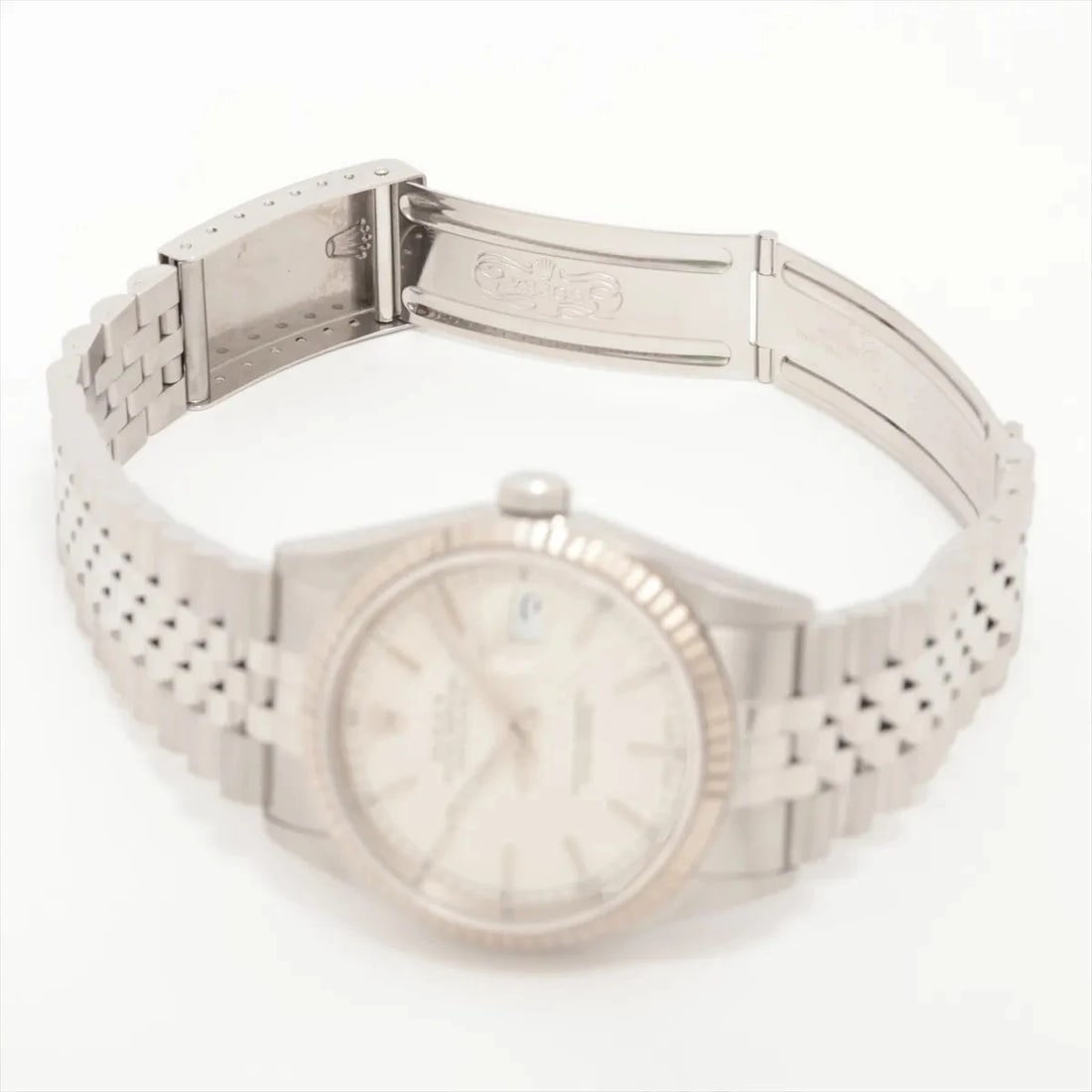 ROLEX DATEJUST SS?WG SILVER - 4