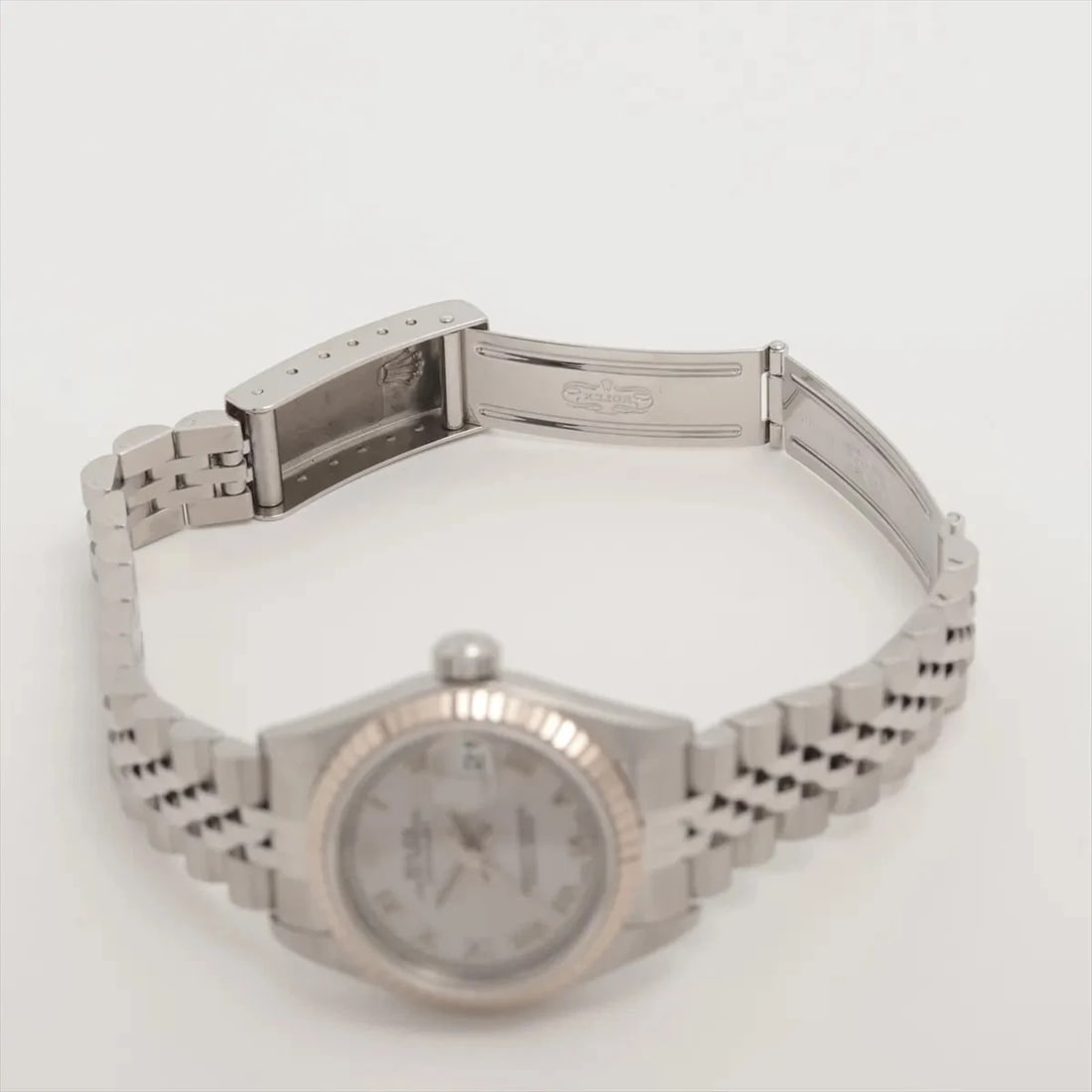 ROLEX DATEJUST SS?WG SILVER - 4