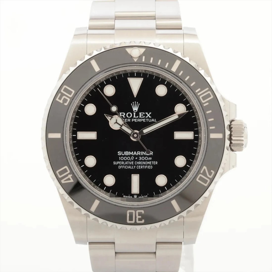 ROLEX SUBMARINER SS BLACK: Rolex Submariner SS black Brand: Rolex Type/Style: Wristwatch Material: SS Color: Dial Color Black Size: Case:W1.6 x H1.6inch / W41 x H41 Circumference of Wrist:6.5inch / 16.5 Accessories: None