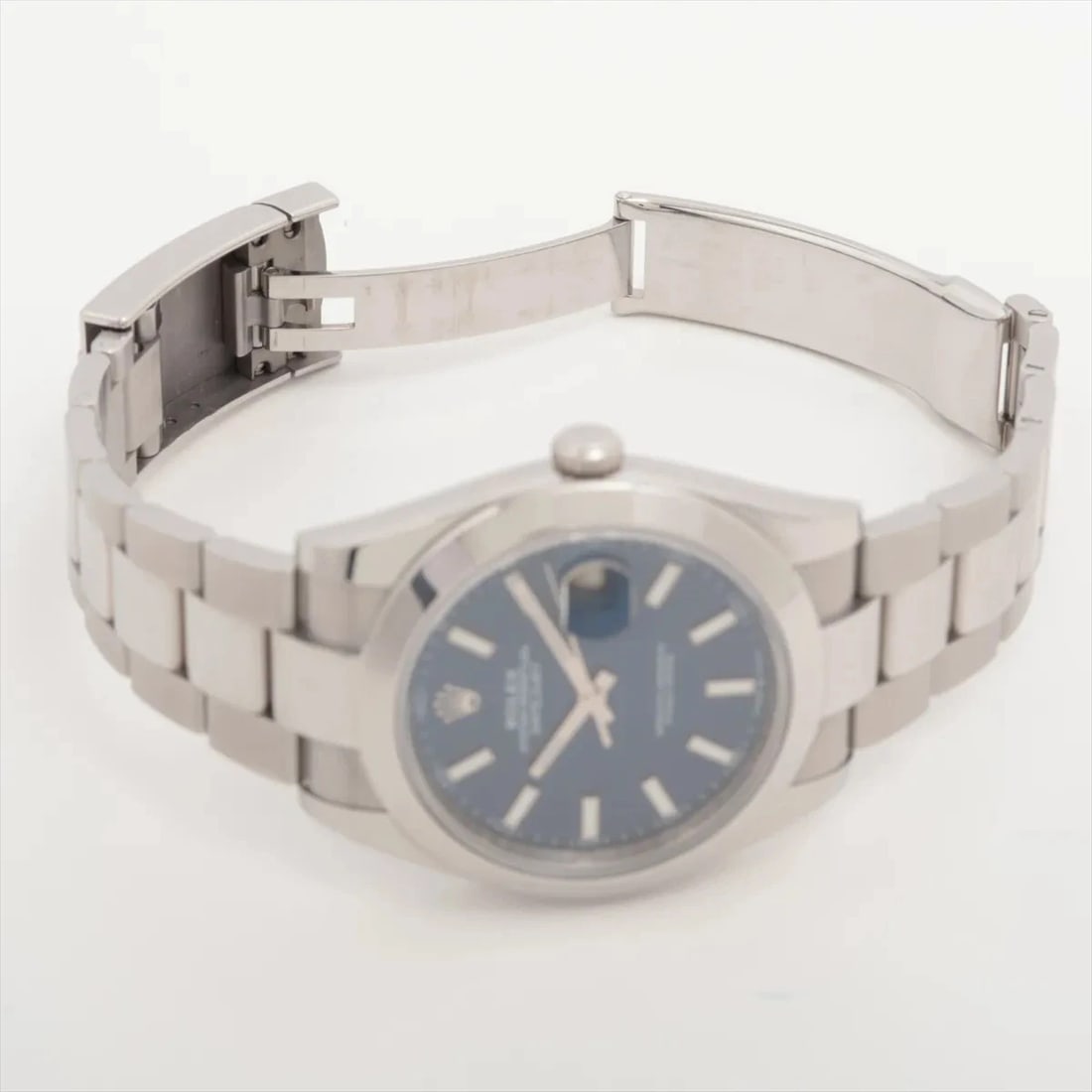 ROLEX DATEJUST SS BLUE - 4