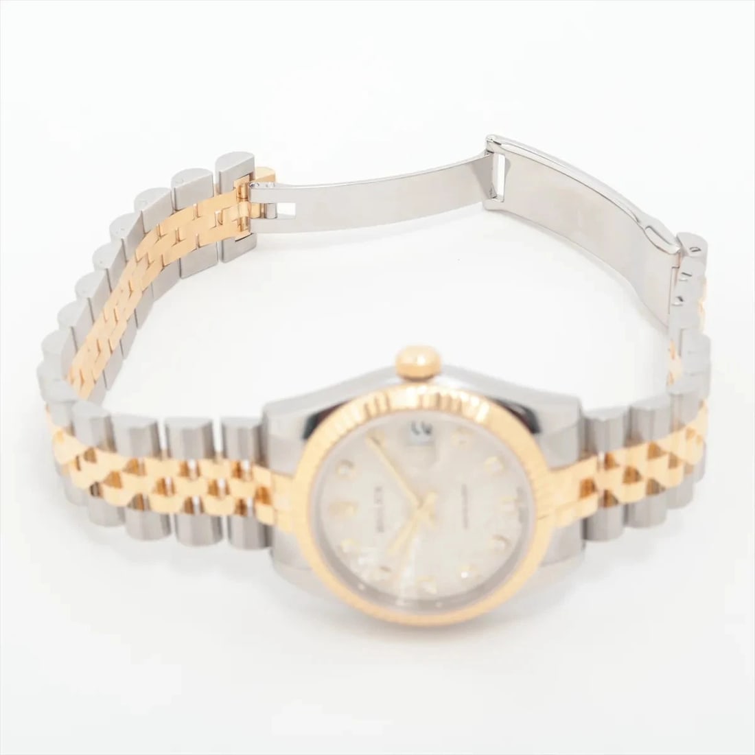ROLEX DATEJUST SS?YG SILVER ENGRAVED COMPUTER - 4
