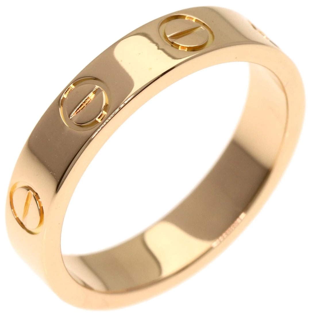 CARTIER MINI LOVE RING K18 PINK GOLD: Cartier Mini Love Ring K18 Pink Gold Brand: Cartier Type/Style: Ring Material: 18K Pink Gold, Color: Pink Gold Size: US 4 Accessories: None Accessories Notice: When purchasing pre-owned go