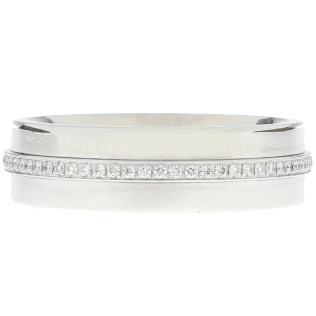 TIFFANY T TWO WIDE DIAMOND RING 18K WHITE GOLD: Tiffany T Two Wide Diamond Ring 18K White Gold Brand: Tiffany & Co. Type/Style: Ring Material: 18K White Gold, Color: White Gold Size: US 6 Accessories: None Accessories Notice: When purch
