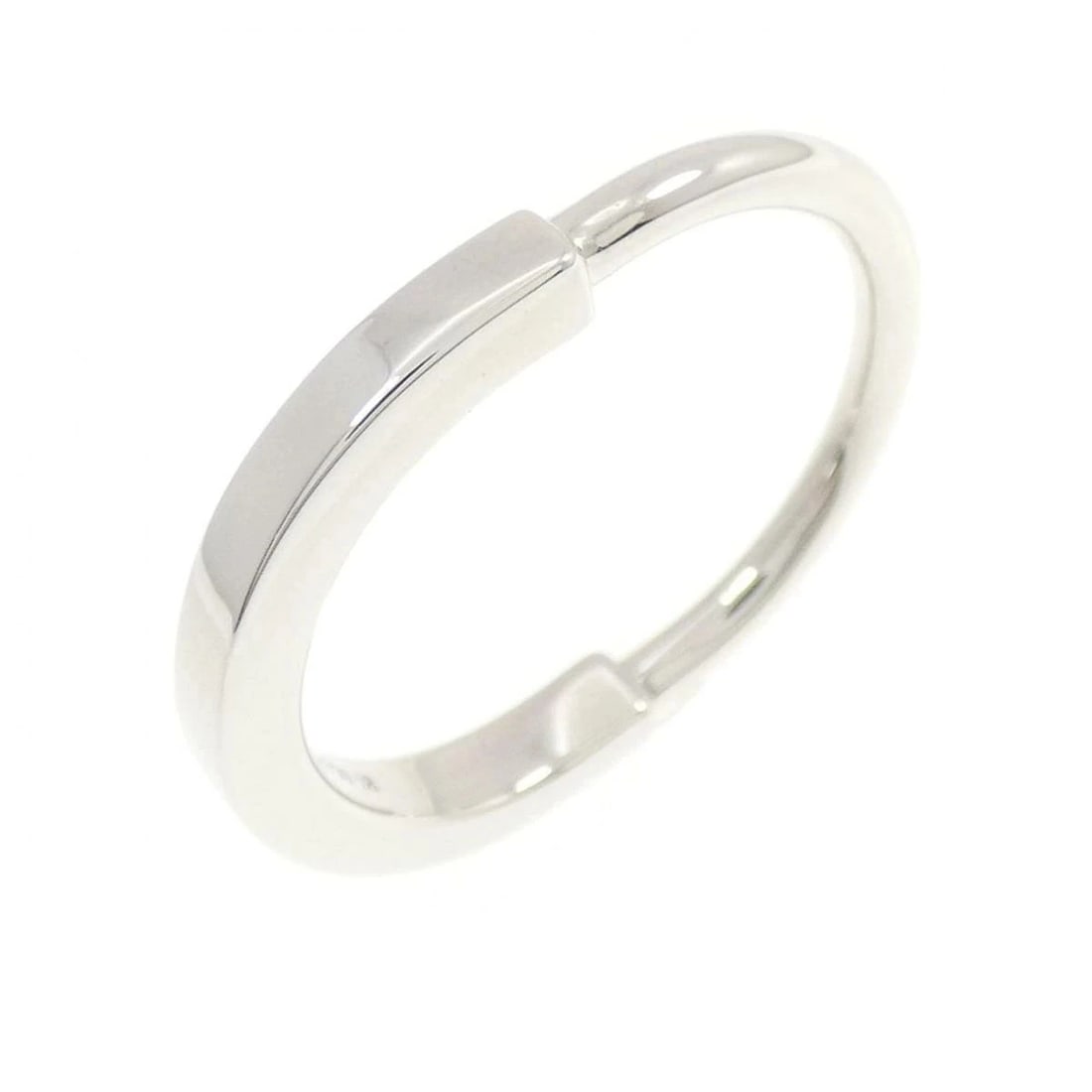 TIFFANY 750 WHITE GOLD LOCK RING (1 of 3)