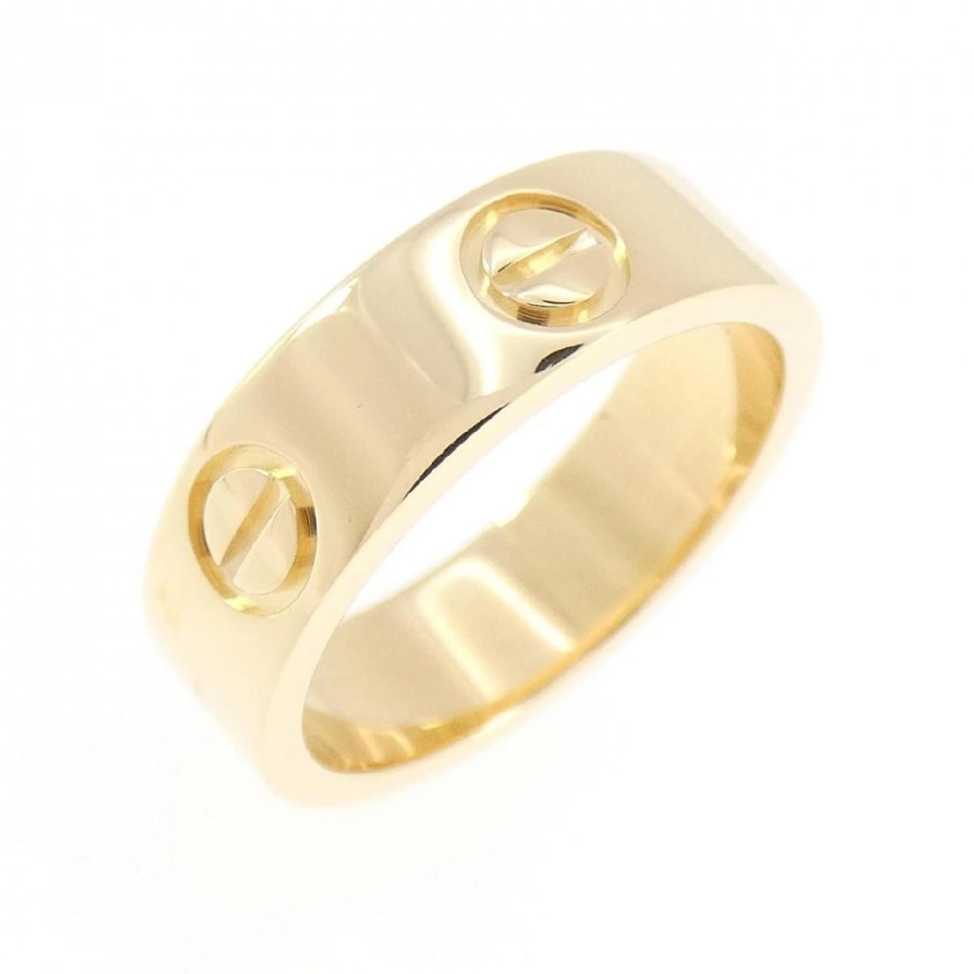 CARTIER LOVE RING 18K YELLOW GOLD WIDE BAND: Cartier Love Ring 18K Yellow Gold Wide Band Brand: Cartier Type/Style: Ring Material: 18K Yellow Gold, Color: Yellow Gold Size: US 5.5 Accessories: None Accessories Notice: When purchasing