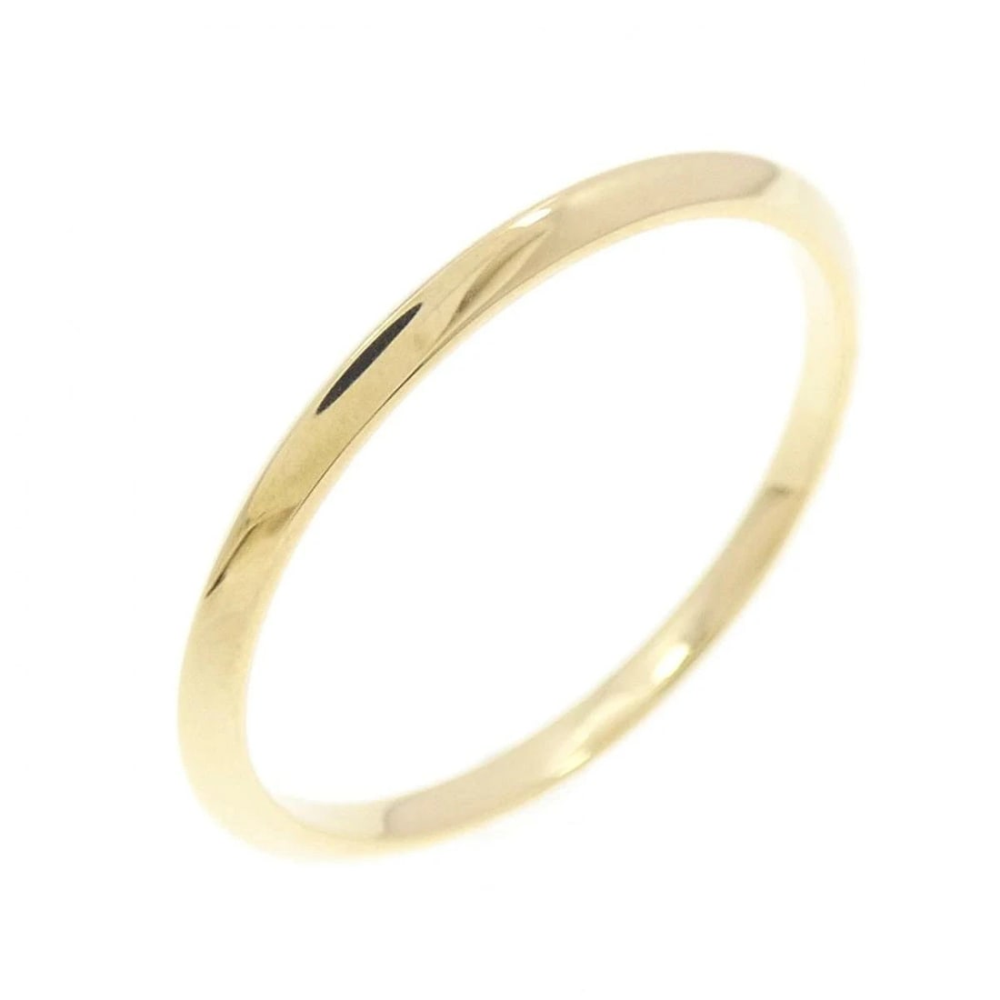 TIFFANY BAND RING 750 YELLOW GOLD: Tiffany Band Ring 750 Yellow Gold Brand: Tiffany & Co. Type/Style: Ring Material: 750 yellow gold, Color: Yellow Gold Size: US 8 Accessories: None Accessories Notice: When purchasing pre-o