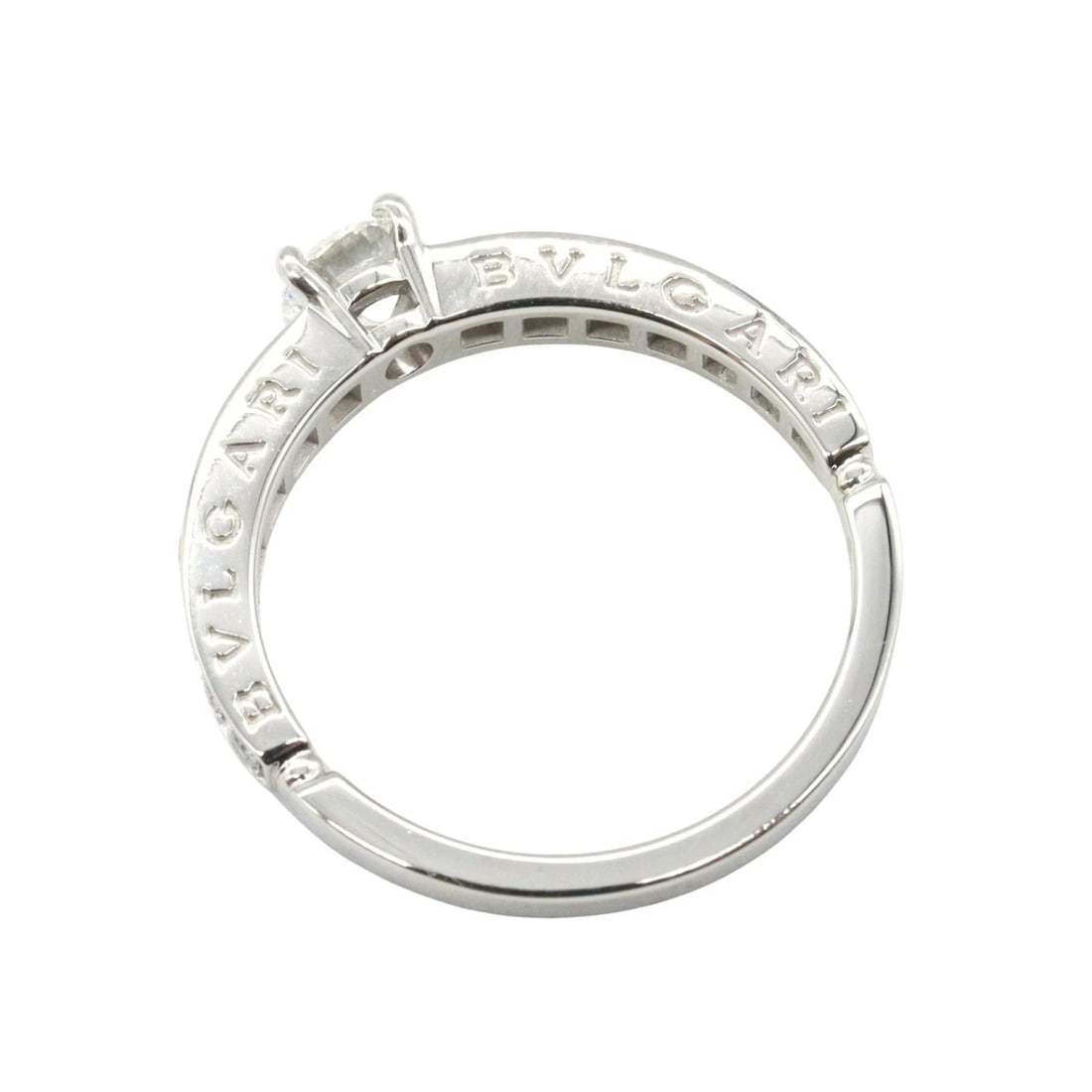BVLGARI DIAMOND RING SILVER - 4