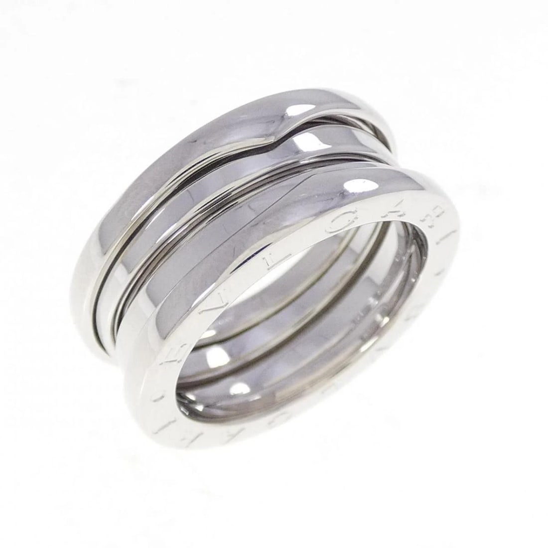 BVLGARI B.ZERO1 3 BAND RING 18K WHITE GOLD .: Bvlgari B.zero1 3 Band Ring 18K White Gold . Brand: Bvlgari Type/Style: Ring Material: 18K White Gold, Color: White Gold Size: US 5.5 Accessories: None Accessories Notice: When purchasing