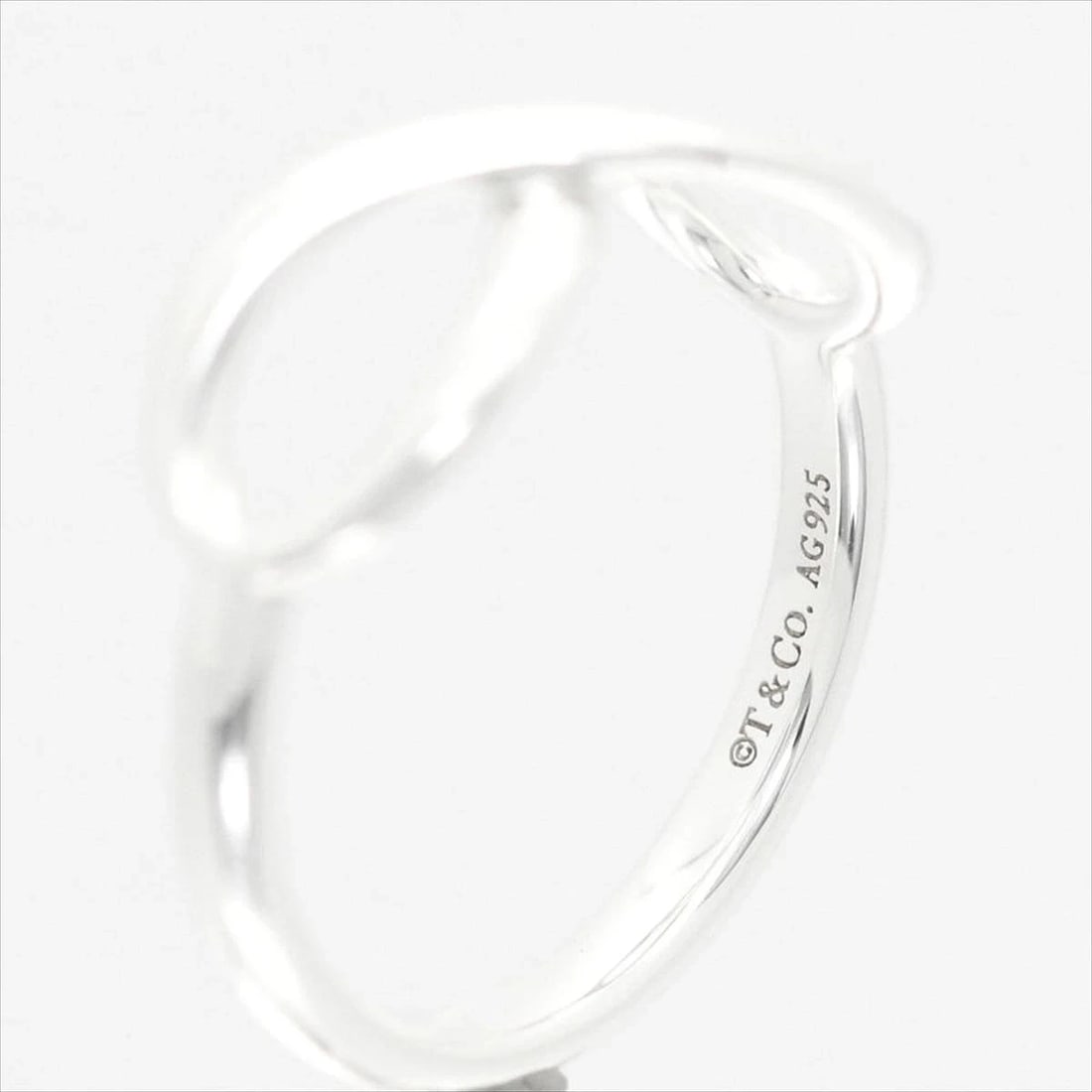 TIFFANY & CO. INFINITY SILVER RING AG925 - 4