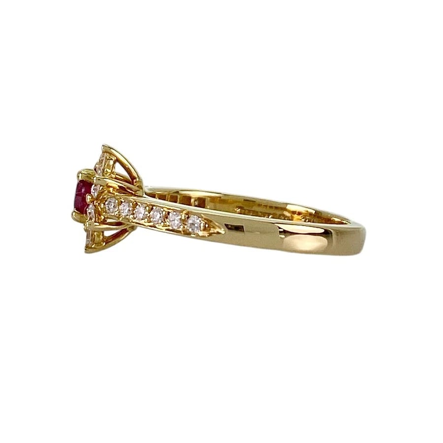TIFFANY & CO. CONTINUOUS LOW RUBY DIAMOND RING - 3