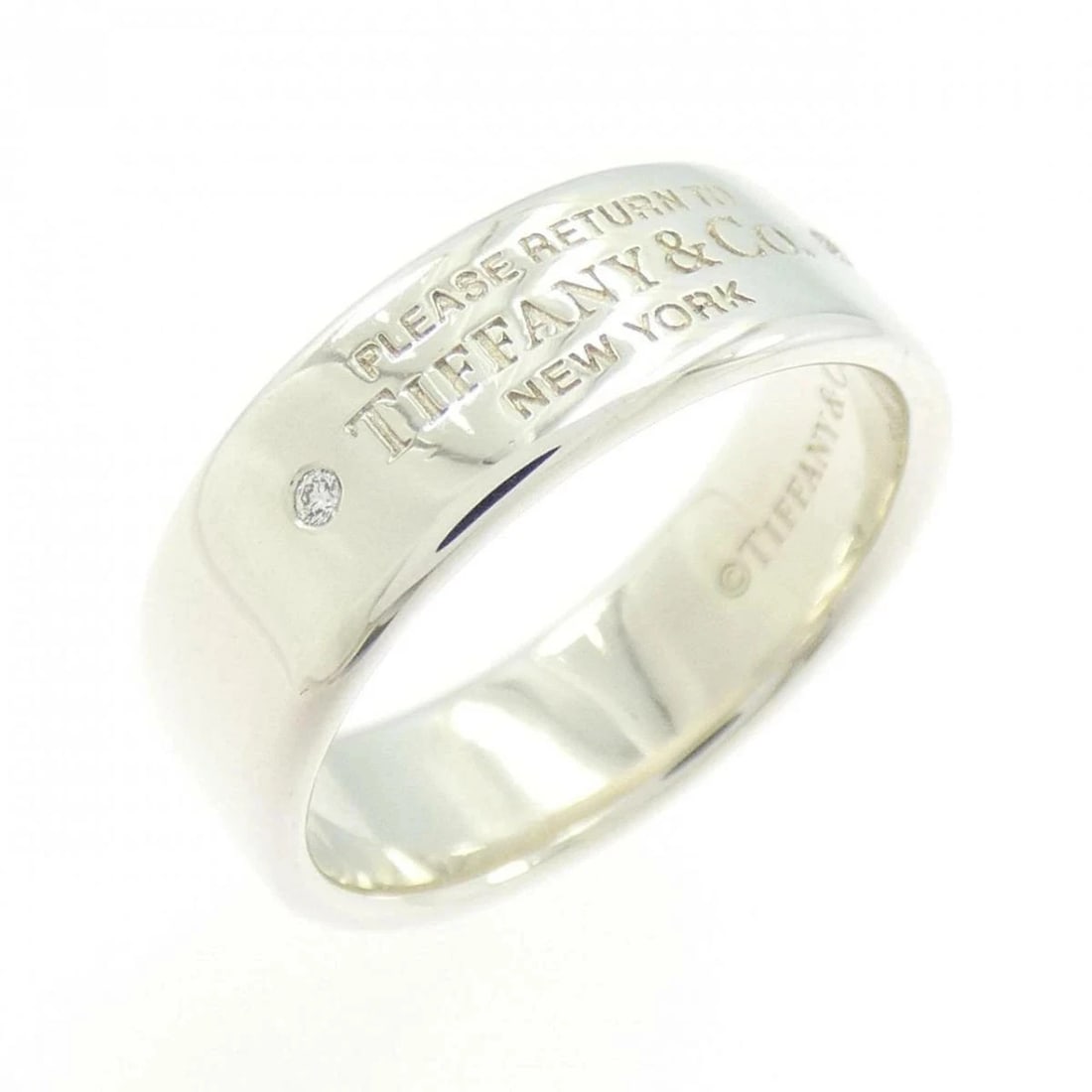 TIFFANY RETURN TO NARROW 925 SILVER RING: Tiffany Return to Narrow 925 Silver Ring Brand: Tiffany & Co. Type/Style: Ring Material: 925 Sterling Silver, Color: Silver Size: US 6 Accessories: None Accessories Notice: When purchasing pre-owned