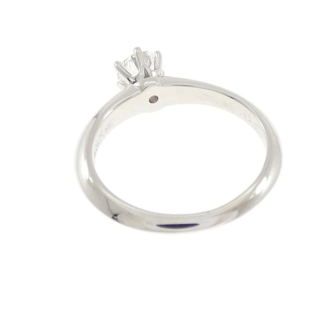 TIFFANY CLASSIC SOLITAIRE PLATINUM RING - 3
