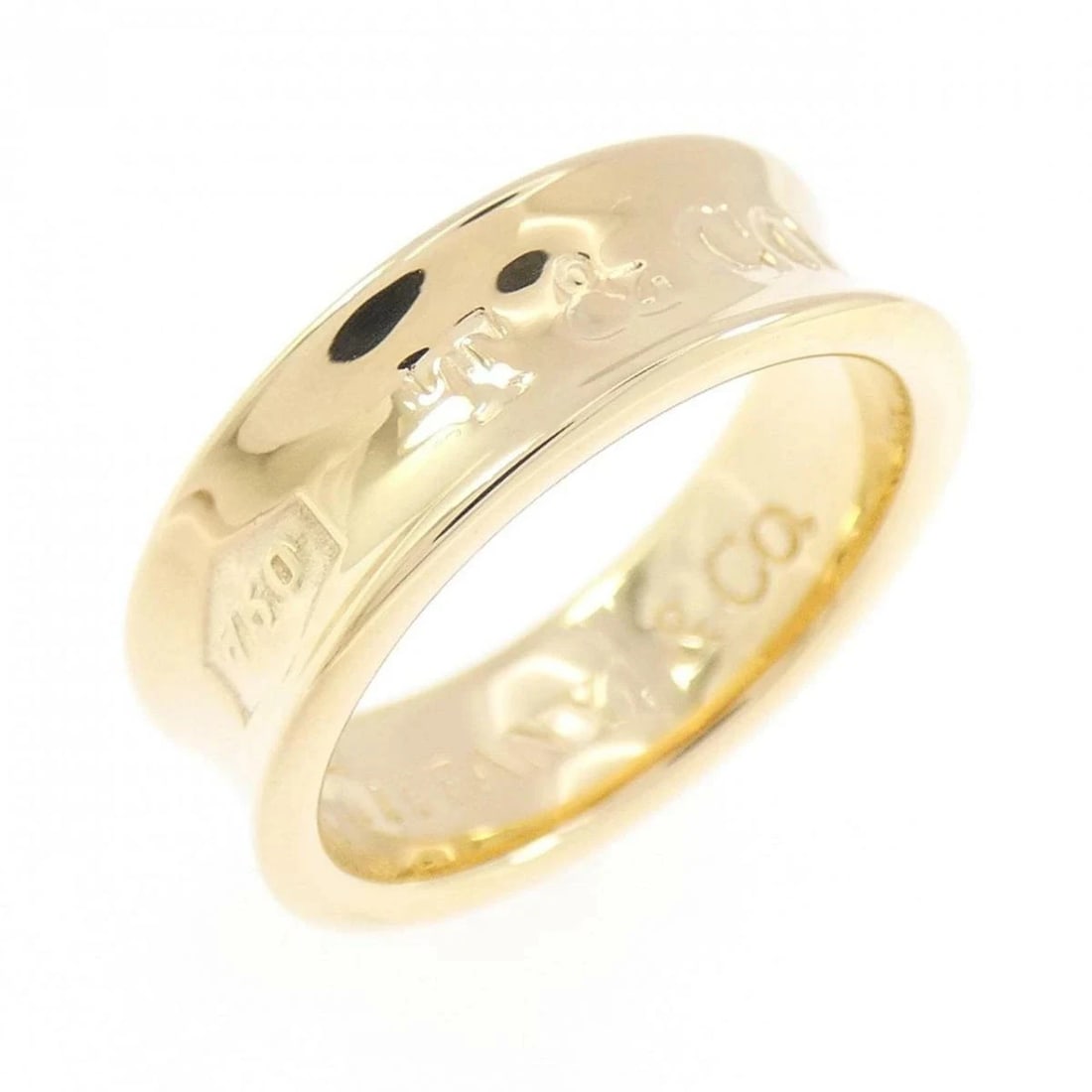 TIFFANY NARROW RING 750 YELLOW GOLD: Tiffany Narrow Ring 750 Yellow Gold Brand: Tiffany & Co. Type/Style: Ring Material: 750 Yellow Gold, Color: Yellow Gold Size: US 5 Accessories: None Accessories Notice: When purchasing pre