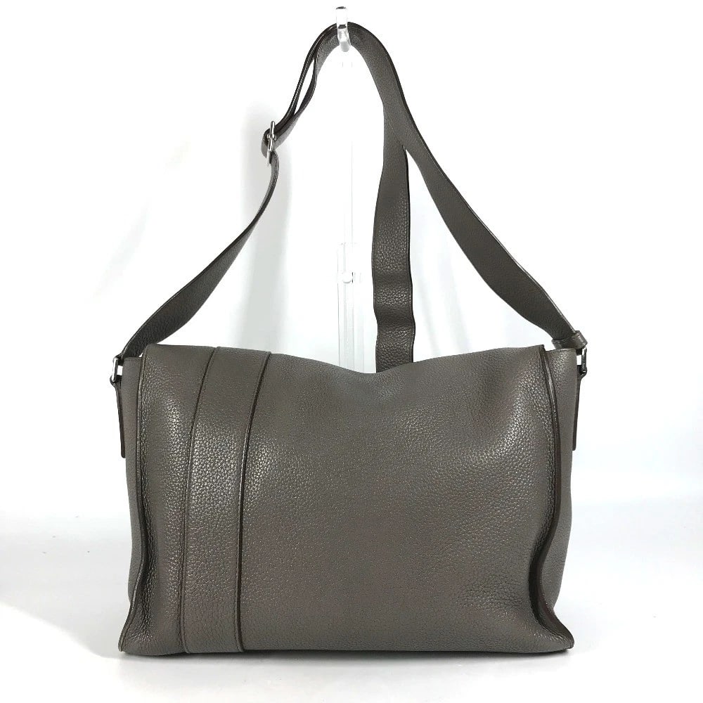 HERMES CROSSBODY BAG SAC ALFRED 35 MESSENGER BAG SHOULDER BAG: HERMES Crossbody bag Sac Alfred 35 Messenger bag Shoulder Bag Brand: HERMES Type/Style: Shoulder Bag Material: Taurillon Clece Color: Gray Size: W13.6xH10.8xD4.3inch / W34.5cmxH27.5cmxD11cm