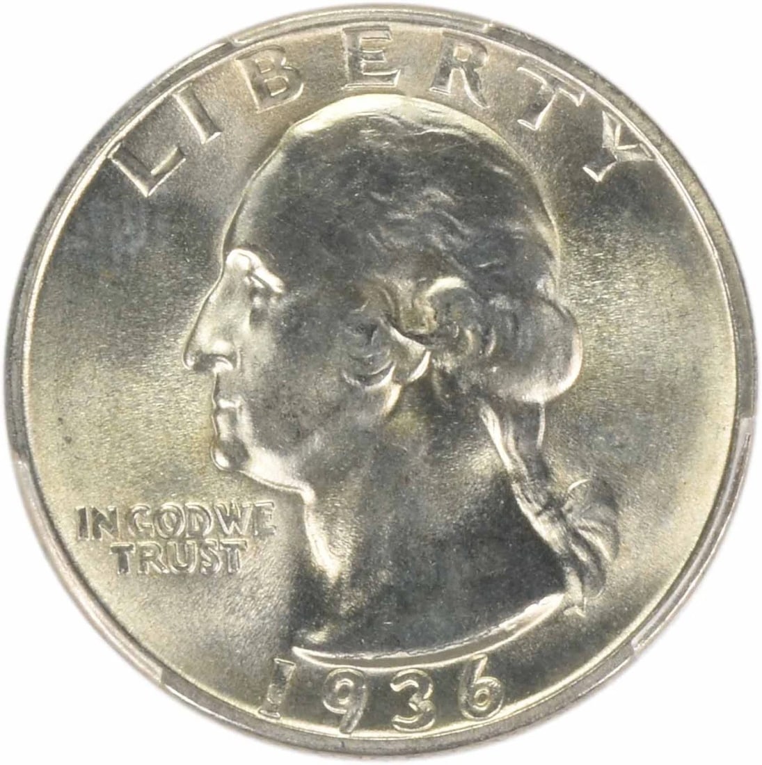 1936-D WASHINGTON SILVER QUARTER: 1936-D Washington Silver Quarter Year: 1936 Composition: 90% Silver, 10% Copper Denomination: 25C Country of Origin: United States Accessories: None Accessories Notice: When purchasing pre-owned