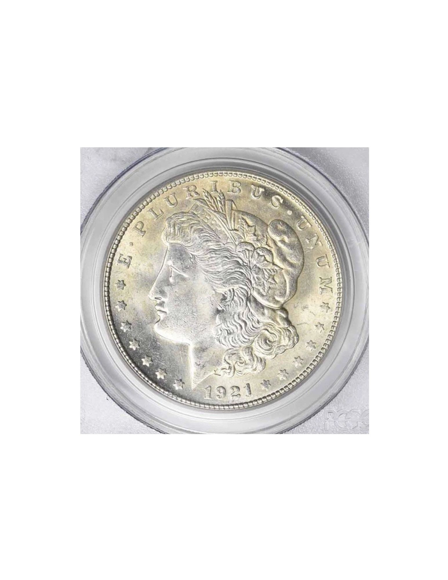 1921-S MORGAN SILVER DOLLAR: 1921-S Morgan Silver Dollar Year: 1921 Composition: 90% Silver, 10% Copper Denomination: $1 Country of Origin: United States Accessories: None Accessories Notice: When purchasing pre-owned goods, p